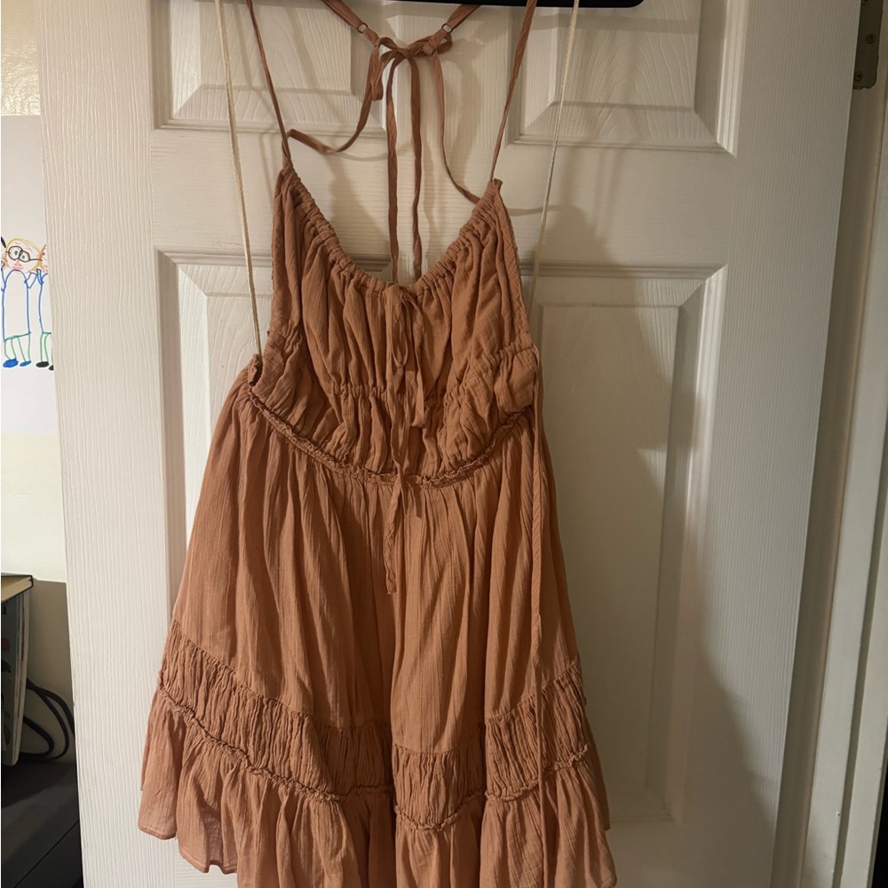 Free People Backless Dress in Tuscany